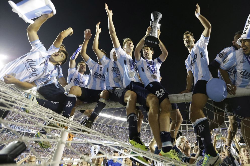 Racing Club es el actual campeón del fútbol de Argentina.