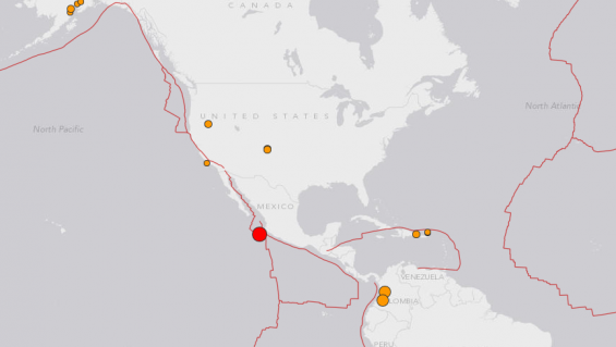 El sismo se registró a las 11H23 GMT.