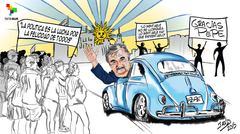 El presidente de Uruguay, José Mujica se despide de la presidencia dejando un gran ejemplo de liderazgo y humildad.