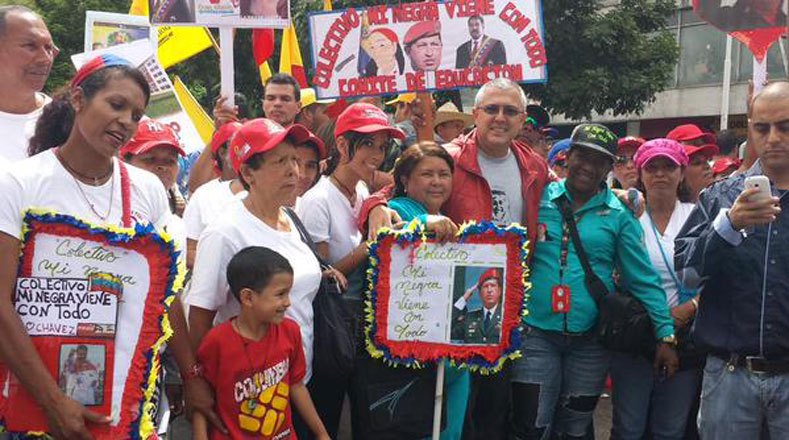 Los participantes recordaron al líder de la Revolución Bolivariana, Hugo Chávez.