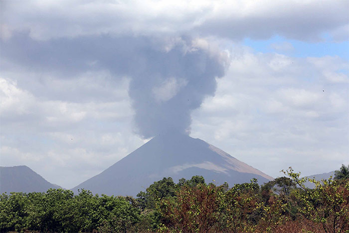 El volcán San Cristobal ha registrado dos explosiones.