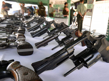 65 por ciento del armamento ilegal está en manos de la delincuencia organizada.