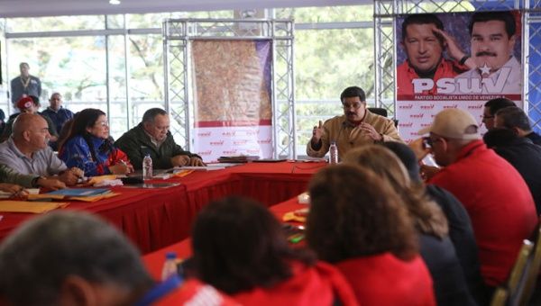 El PSUV destaca el apoyo popular con el que cuenta el mandatario Nicolás Maduro.