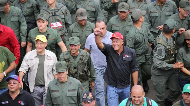 El pueblo y la Fuerza Armada Nacional Bolivariana marcharon en defensa de la soberanía de Venezuela.