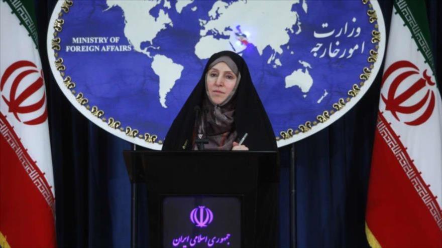 La portavoz del Ministerio de Asuntos Exteriores de Irán, Marzie Afjam expresó el mensaje de respaldo en nombre de su Gobierno.
