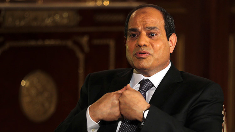 Al Sisi reprochó a Estados Unidos su falta de ayuda.