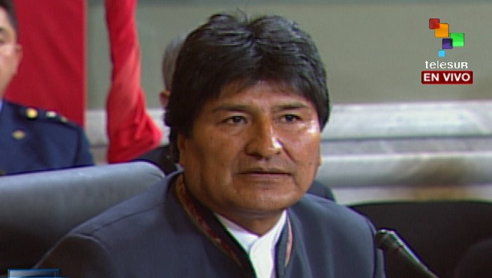 Morales expresó apoyo a Venezuela ante agresiones de EE.UU.