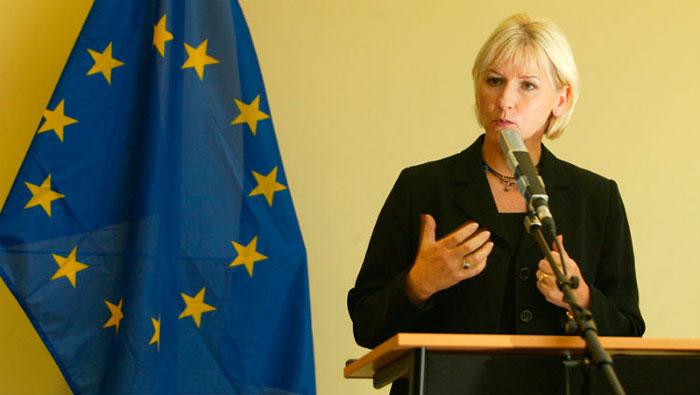 La diplomática sueca criticó la violación de derechos humanos en Riad