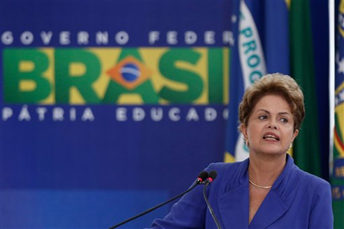 Rousseff aseguró que el Brasil de hoy combate a la corrupción.