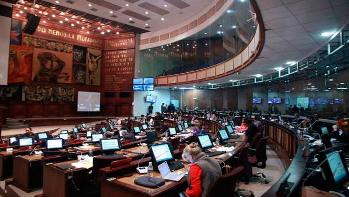 El parlamento aprobó el comunicado a favor de Venezuela con 86 votos.