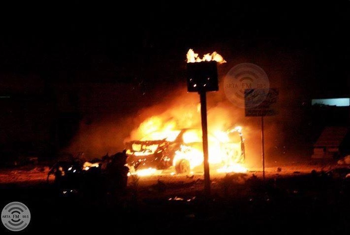 Dos coches bombas explotaron durante una fiesta de kurdos en Siria.