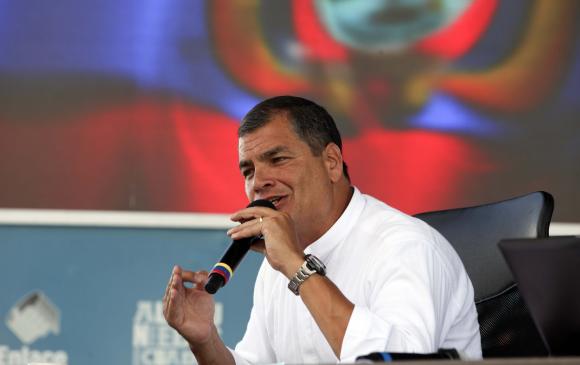 Correa destacó el fracaso de la marcha opositora convocada el pasado jueves.