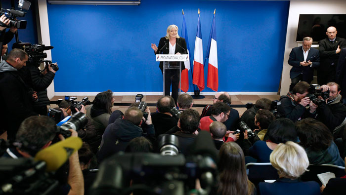 El partido de Le Pen fue uno de los menos votados de las elecciones