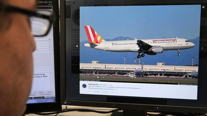 Un avión Germanwings, modelo Airbus A320, se estrelló este martes al sur de Francia
