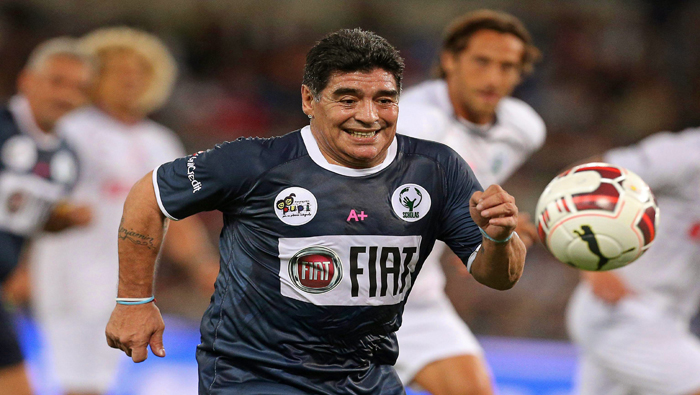 Maradona se lucirá en partido por la paz de Colombia.