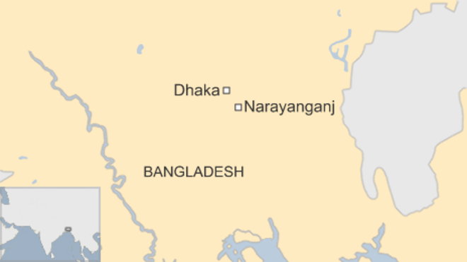 El suceso se registró en una ciudad del centro de Bangladesh.