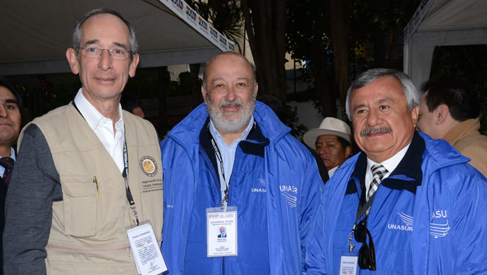 Los observadores de la OEA y la Unasur ratificaron la confianza en el proceso electoral de Bolivia.