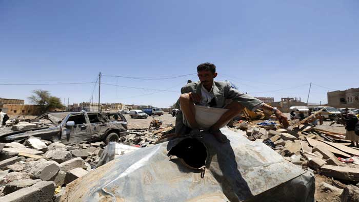 Yemen ha sufrido bombardeos por cinco dias consecutivos