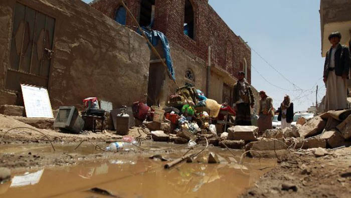 ONU contabiliza más de mil desplazados en Yemen.