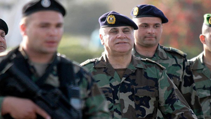 Jean Kajwayi, jefe del Ejército libanés.