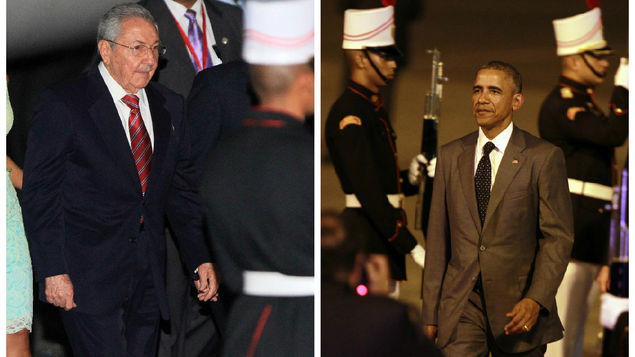El presidente de Cuba, Raúl Castro, y su homólogo de EE.UU., Barack Obama llegaron a Panamá en la noche de este jueves.
