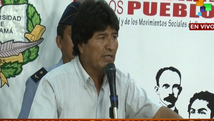 Morales pide al mundo apoyar a Cuba y Venezuela ante ataques de EE.UU.