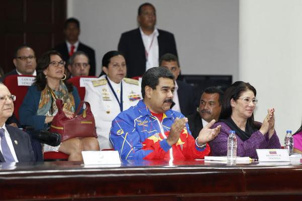 El presidente Nicolás Maduro estuvo presente en el cierre de la cumbre.