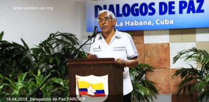 El comandante Joaquín Gómez, hizo lectura del comunicado este domingo desde La Habana.