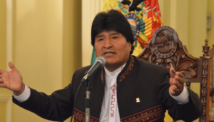 El presidente Evo Morales concuerda con que 