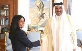 "Sostuvimos importante reunión con Emir de Catar, Tamim Bin Hamad Al Thani"