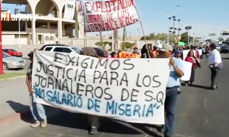En todo el territorio mexicano se realizarán movilizaciones para apoyar a los trabajadores agrícolas.