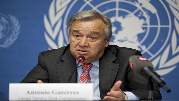António Guterres llamó a la crisis humanitaria 