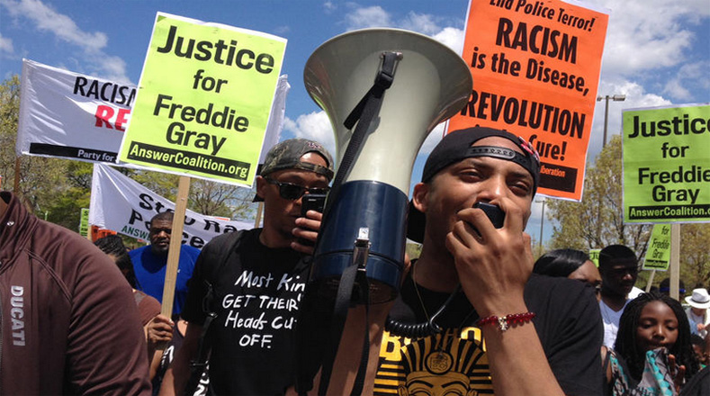 Marcha en Baltimore exige Justicia para Freddie Gray