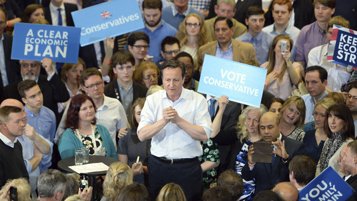 David Cameron mantiene firme en su política de Gobierno, la austeridad.