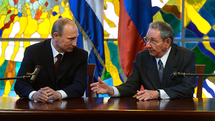 Putin y Raúl Castro afianzan alianza estratégica