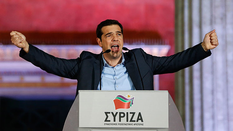 El primer ministro griego, Alexis Tsipras, líder del partido de izquierda Syriza, rechaza las políticas de austeridad implementadas por el anterior Ejecutivo.