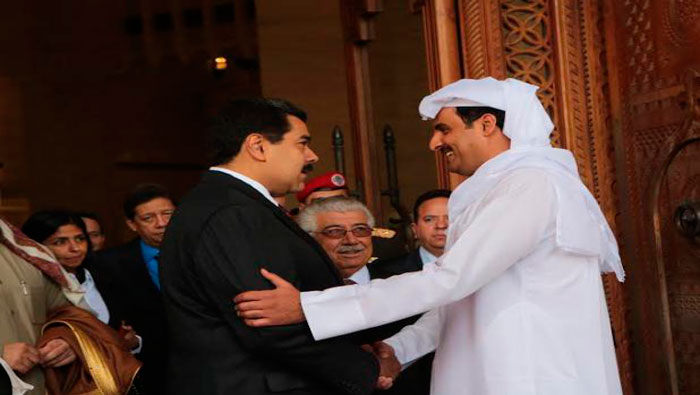 Maduro y el Emir de Catar se reunirán en el Palacio de Miraflores