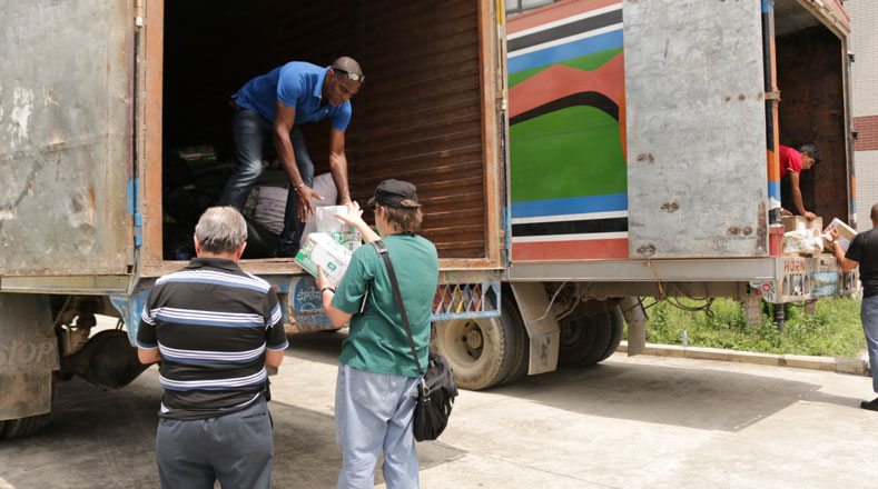 Medicamentos enviados desde Cuba para atender las necesidades de los afectados por el terremoto.