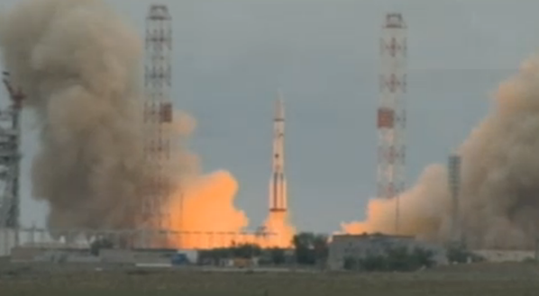 El satélite fue lanzado desde el cosmódromo de Baikonur.