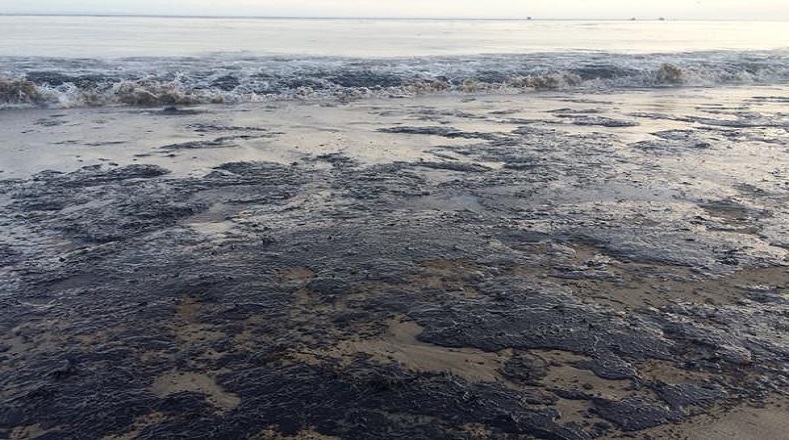 La contaminación de las costas californianas se hizo notar a solo minutos del derrame de crudo.
