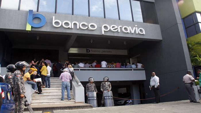 El Banco Peravia fue intervenido por las autoridades financieras dominicanas en noviembre pasado.