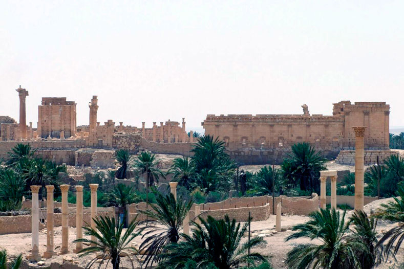 Palmira (Ciudad de las Palmeras) conoció un notable auge con la conquista romana, a partir del siglo I antes de Cristo.