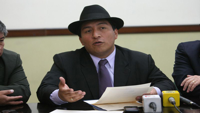 Amilcar Pop, líder del partido Winaq y denunciante de la corrupción en el Gobierno de Pérez Molina.