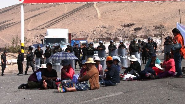 En la región de Tacna la protesta no colapsó el tránsito