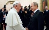 Sería la segunda vez que el papa Francisco se reúne con el mandatario ruso desde 2013.