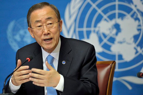 El secretario general de la ONU, Ban Ki-moon, saludó a las partes que han decidido enviar a sus delegaciones para la mesa de negociaciones.
