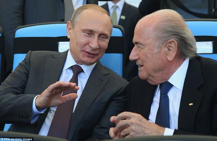 Rusia y la FIFA mantienen buenas relaciones pese a los escándalos.
