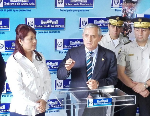 Pérez Molina dijo que no dejará su cargo