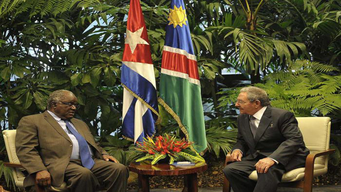 La Ministra cubana, Margarita González Fernández, reafirmó la voluntad del Gobierno de mantener la cooperación con Namibia.