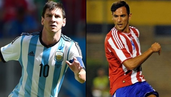 La selección argentina enfrenta este sábado a su similar de Paraguay por la Copa América.